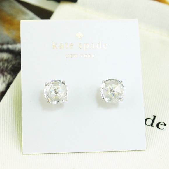 Kate Spade bright ideal earrings zirconia silver